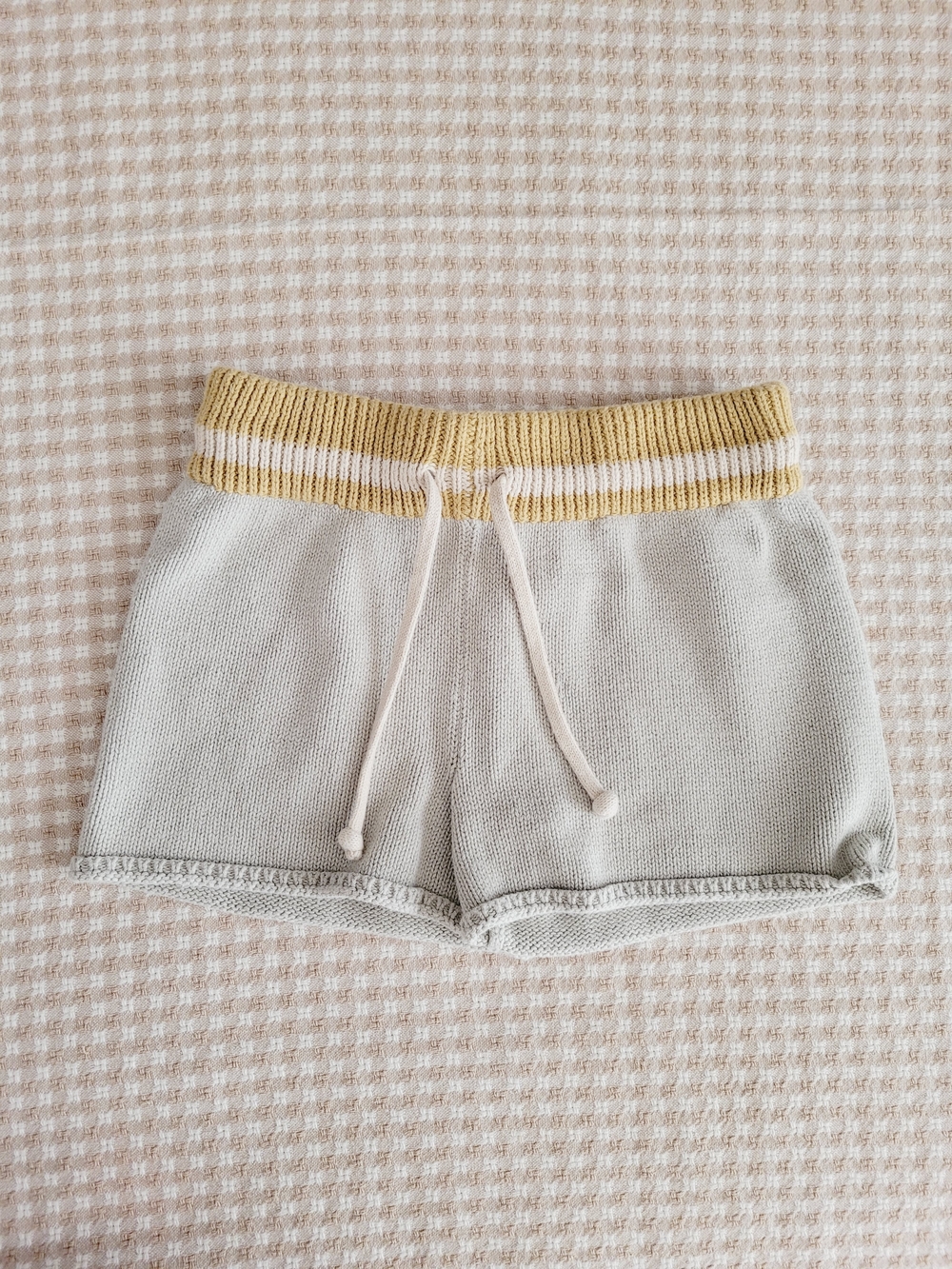 Wild WAWA Knit Pull-On Shorts-Ocean Color